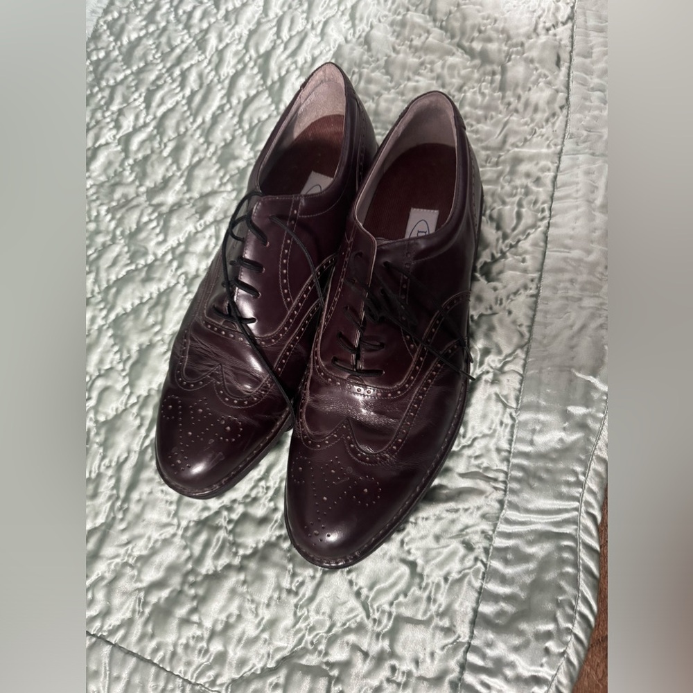 Rockport Mens Dressports Burgundy Leather Wingtip size 13